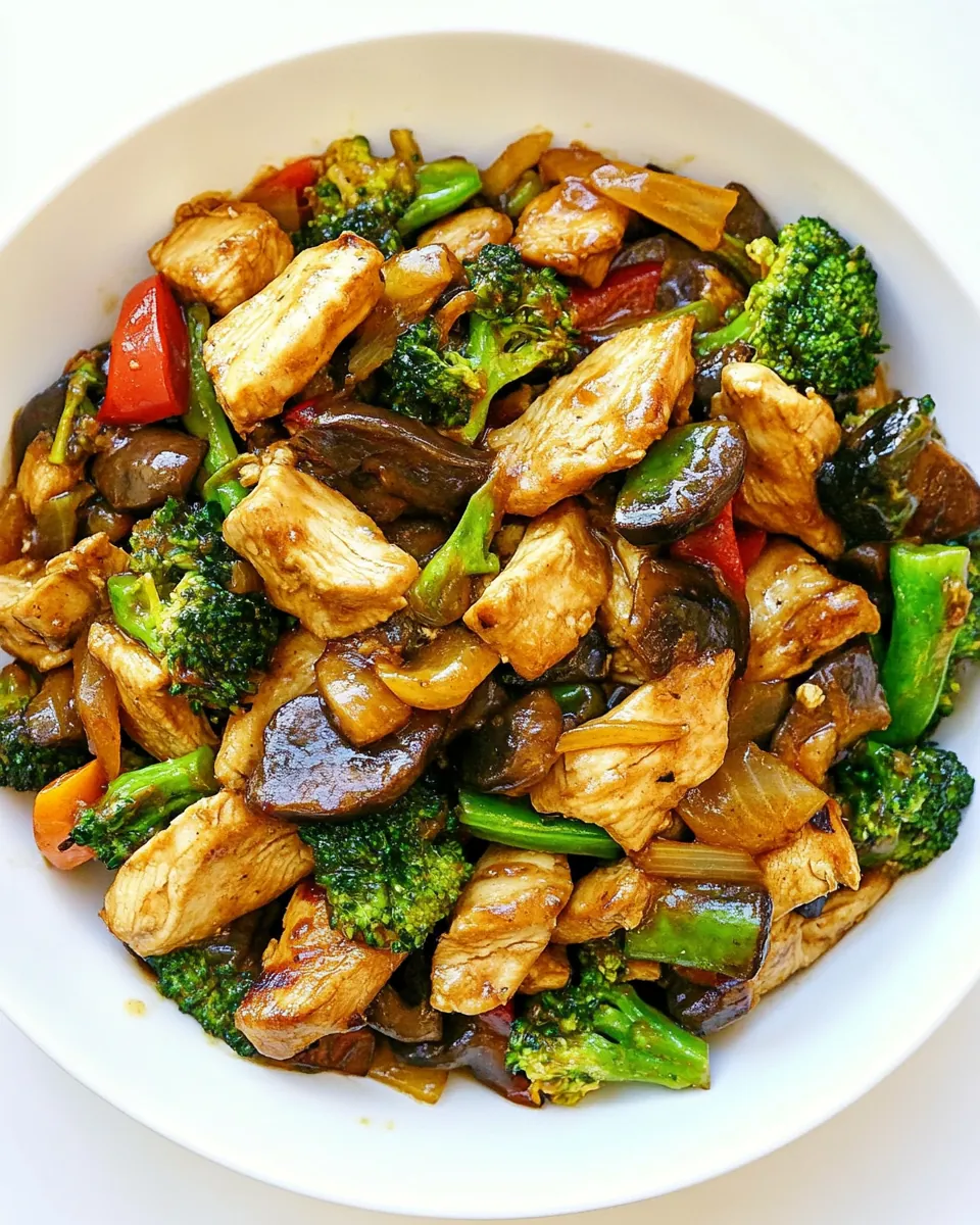 Garlic Chicken Stir Fry