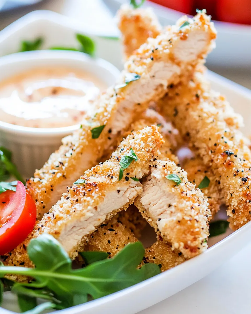 Garlic Chicken Strips