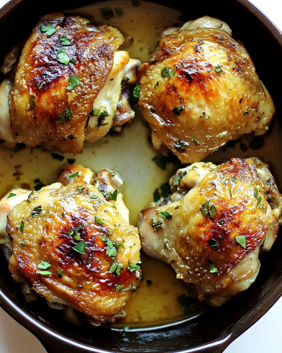 Garlic Chicken Thighs