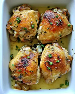 Garlic Chicken Thighs