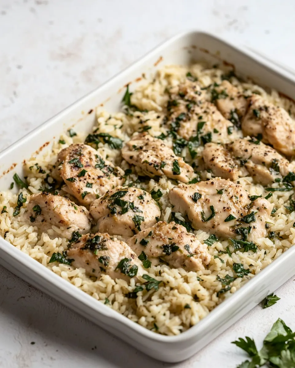 Garlic Chicken and Rice