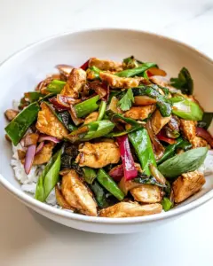 Garlic Ginger Chicken Stir Fry