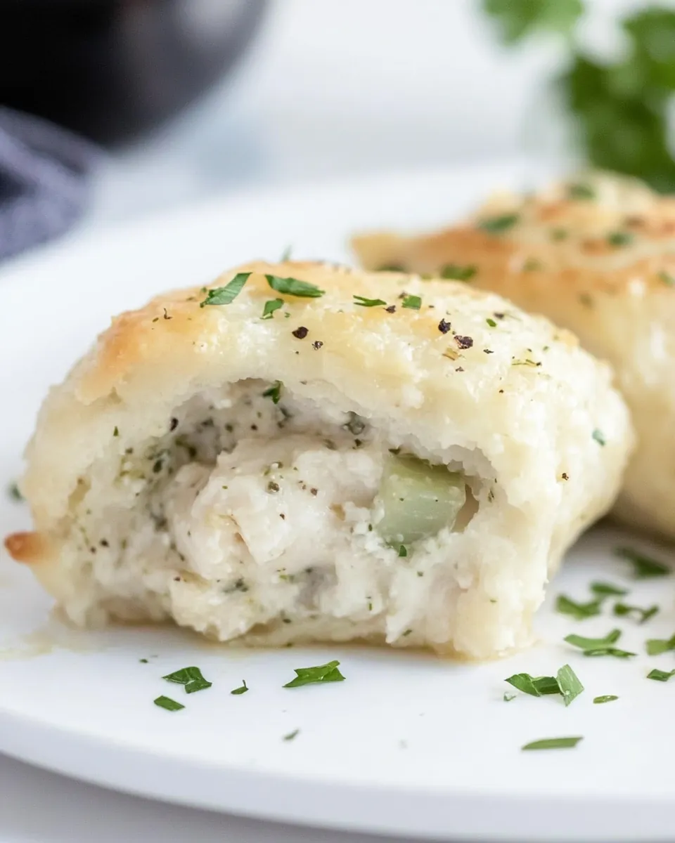 Garlic Herb Chicken Pillows