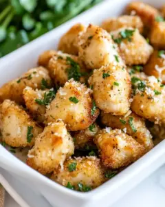 Garlic Parmesan Chicken Bites