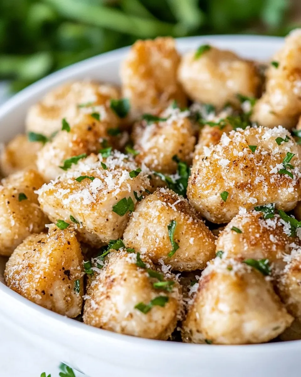 Garlic Parmesan Chicken Bites