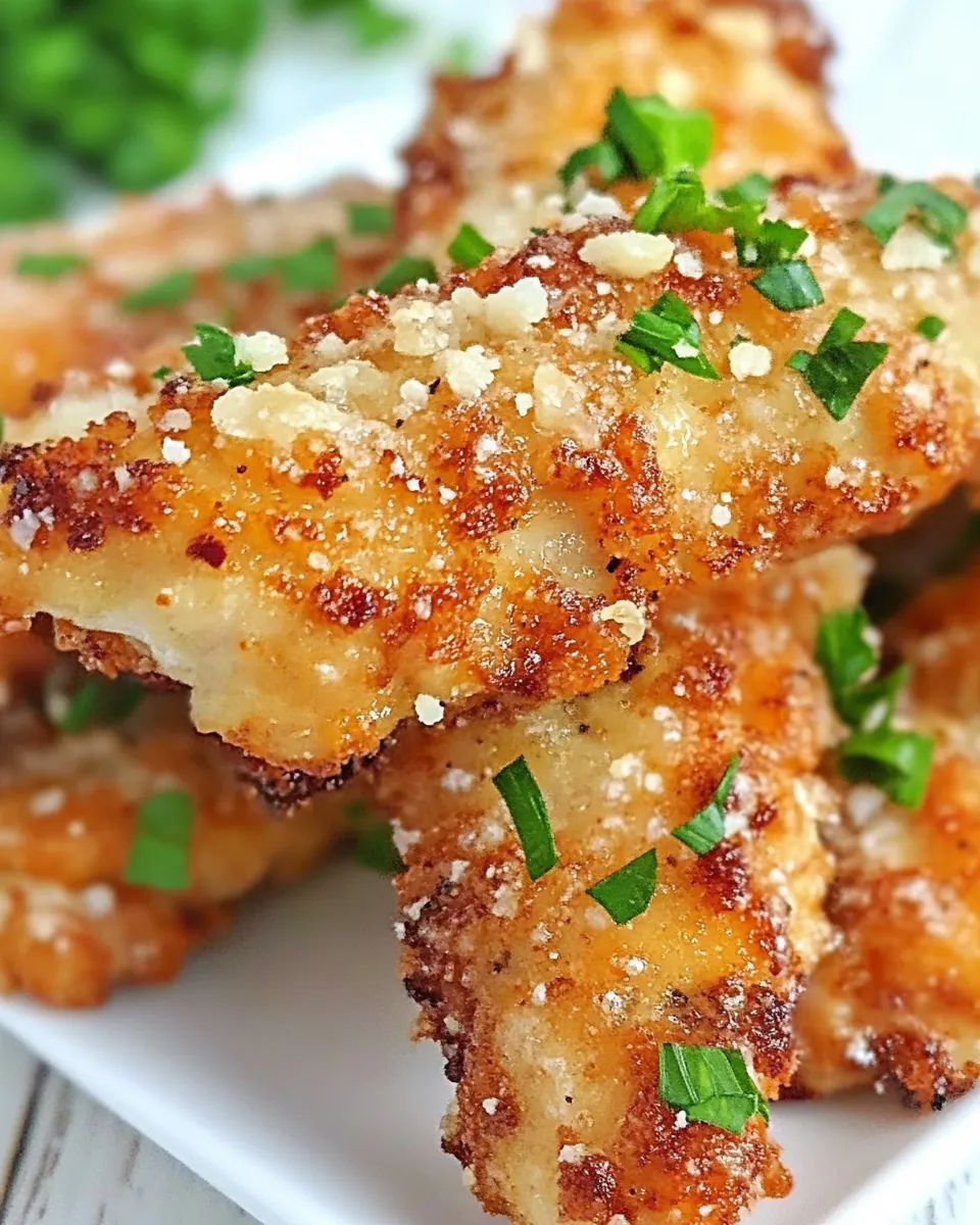 Garlic Parmesan Chicken Tenders