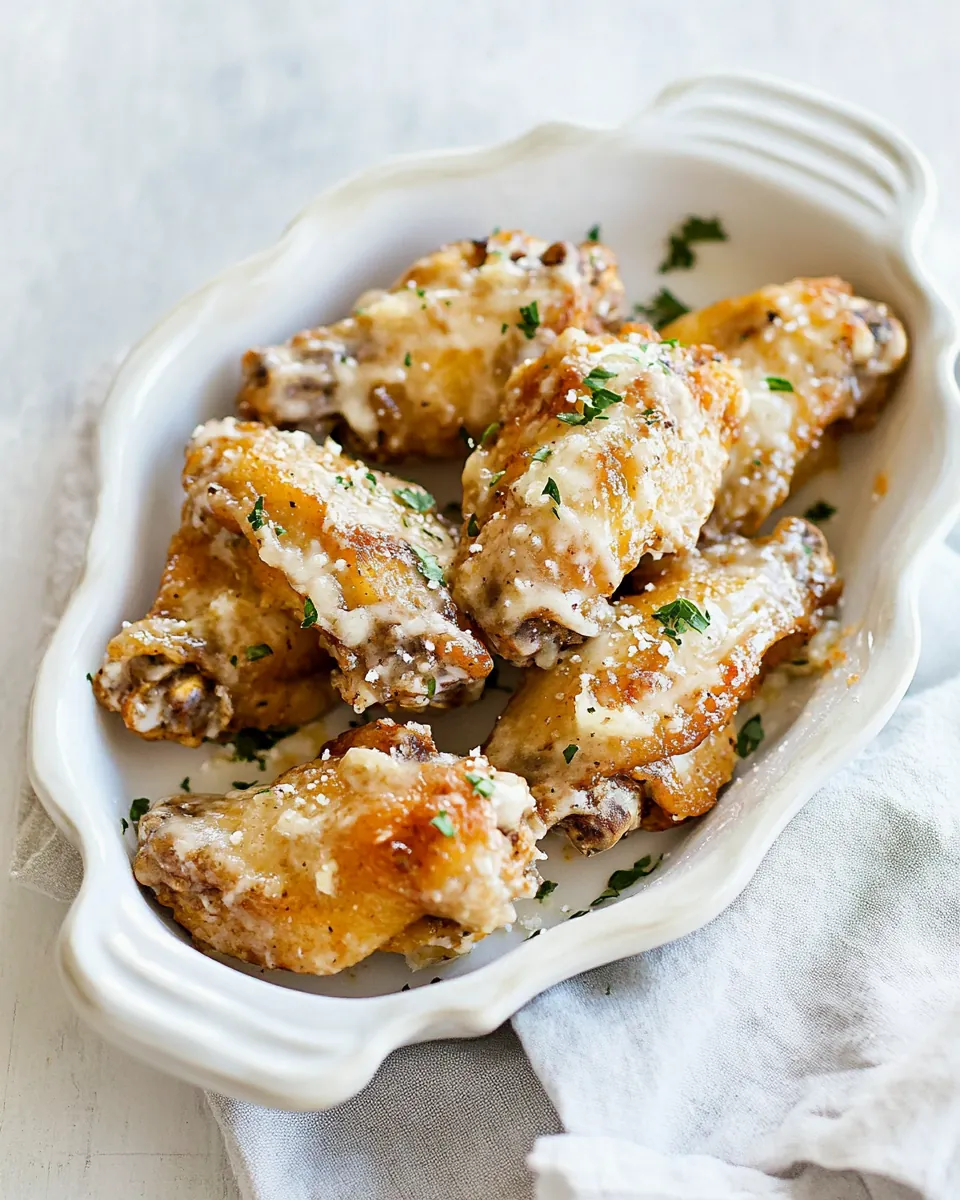 Garlic Parmesan Chicken Wings