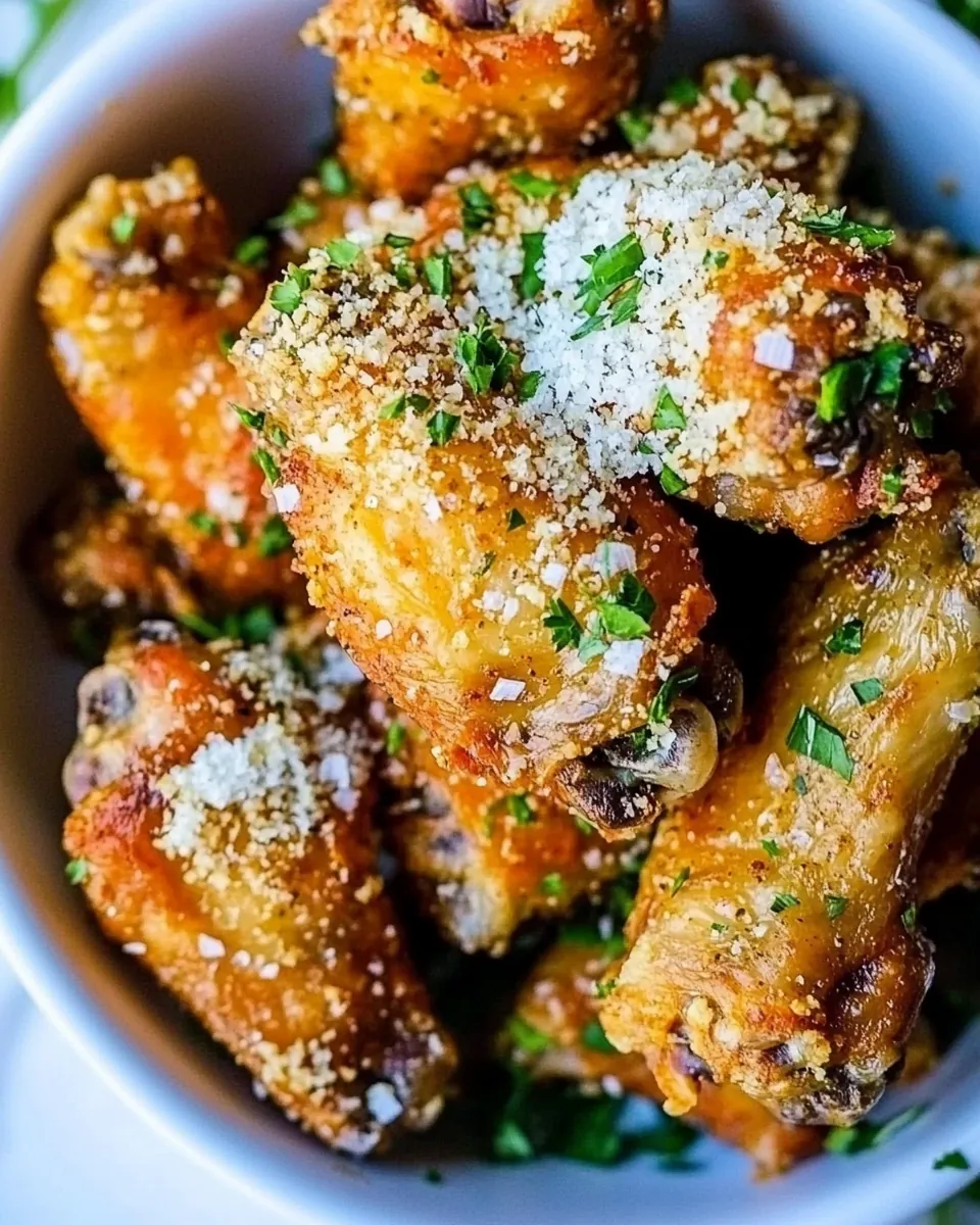 Garlic Parmesan Chicken Wings
