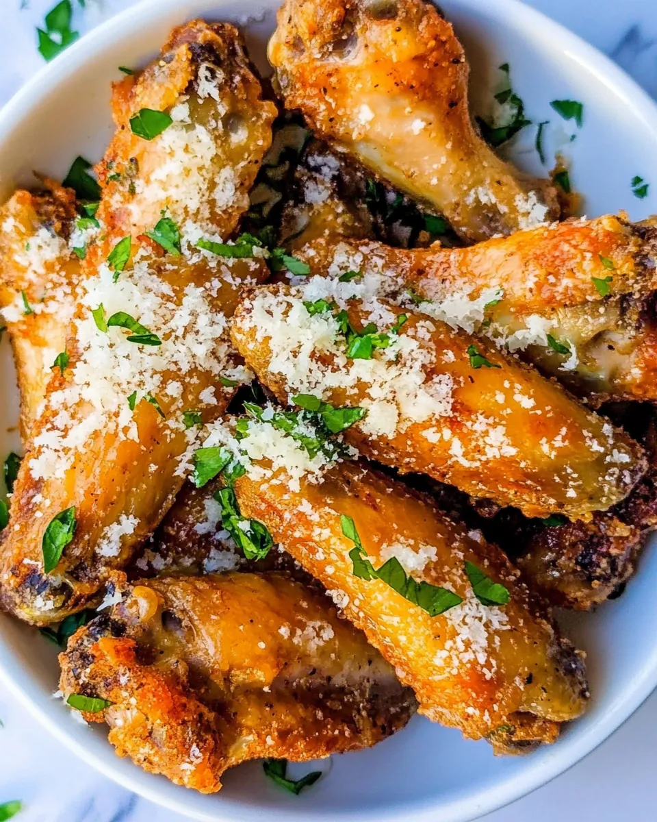 Garlic Parmesan Chicken Wings
