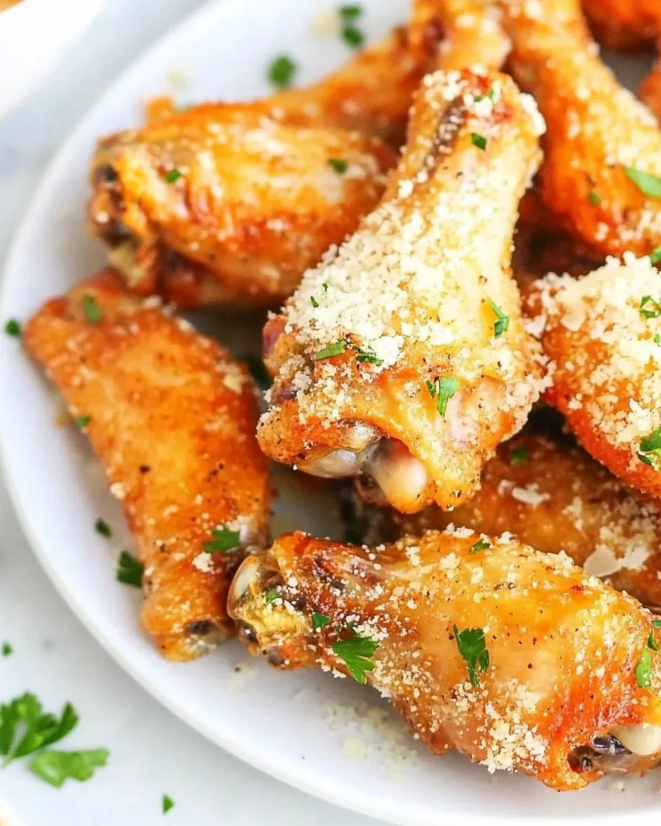 Garlic Parmesan Chicken Wings