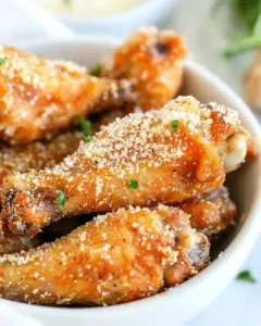 Garlic Parmesan Chicken Wings