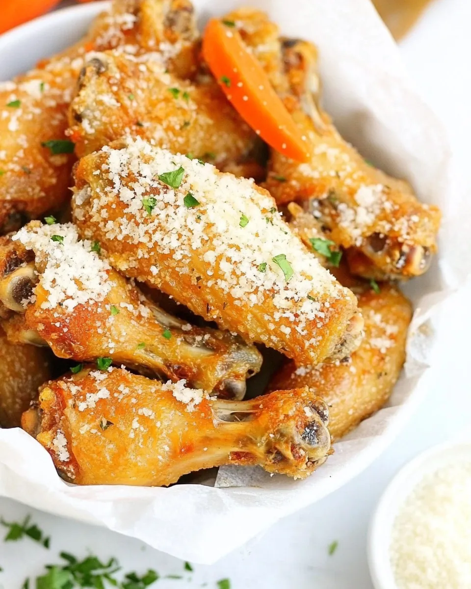 Garlic Parmesan Chicken Wings