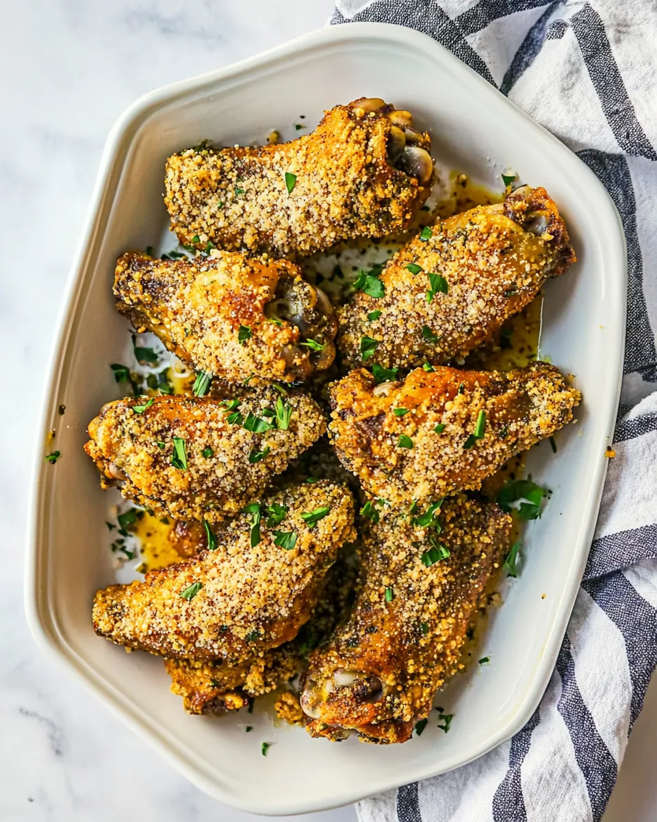 Garlic Parmesan Chicken Wings