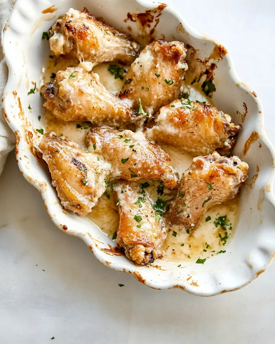 Garlic Parmesan Chicken Wings