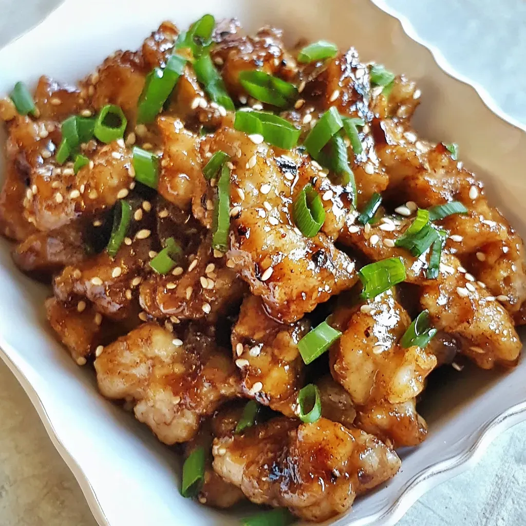 Ginger Crispy Sesame Chicken
