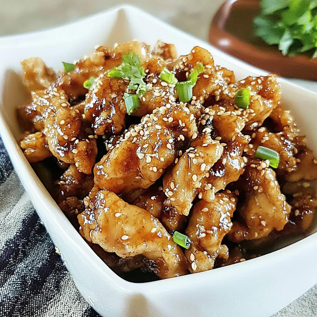 Ginger Crispy Sesame Chicken