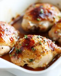 Ginger Garlic Baked Chicken