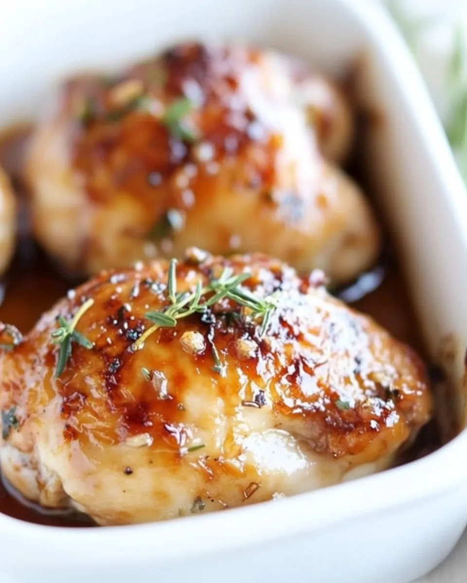 Ginger Garlic Baked Chicken