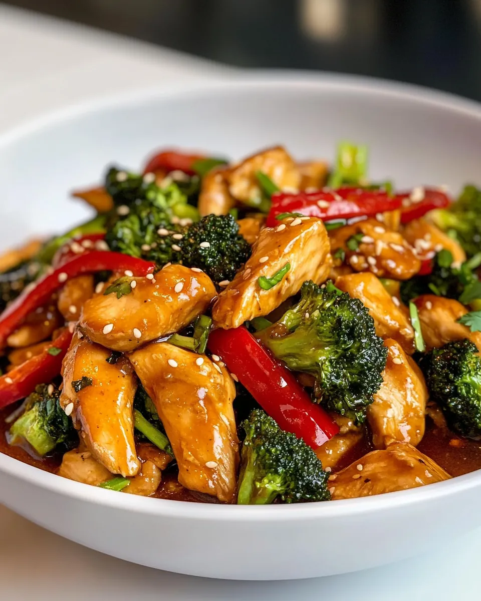 Ginger Honey Chicken Stir Fry
