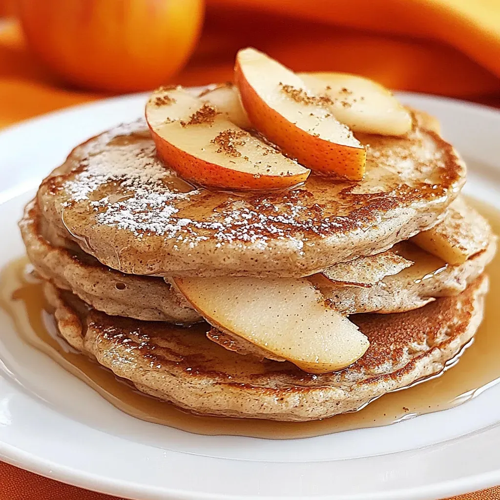 Gingerbread Apple Pancakes