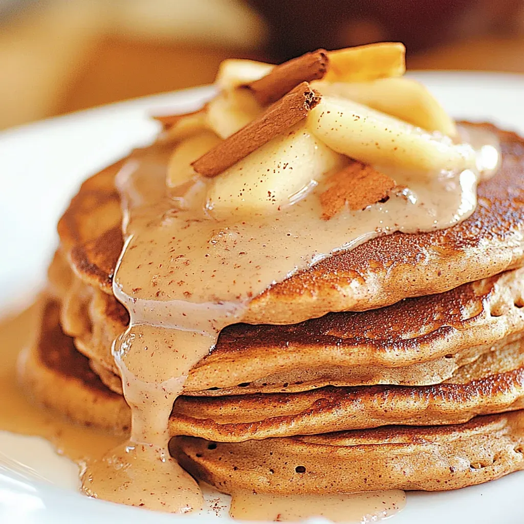 Gingerbread Apple Pancakes