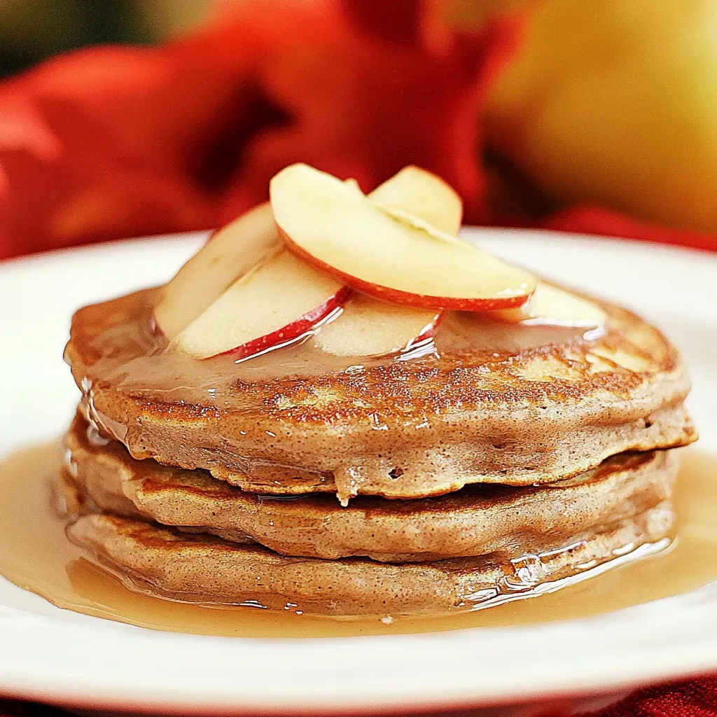 Gingerbread Apple Pancakes