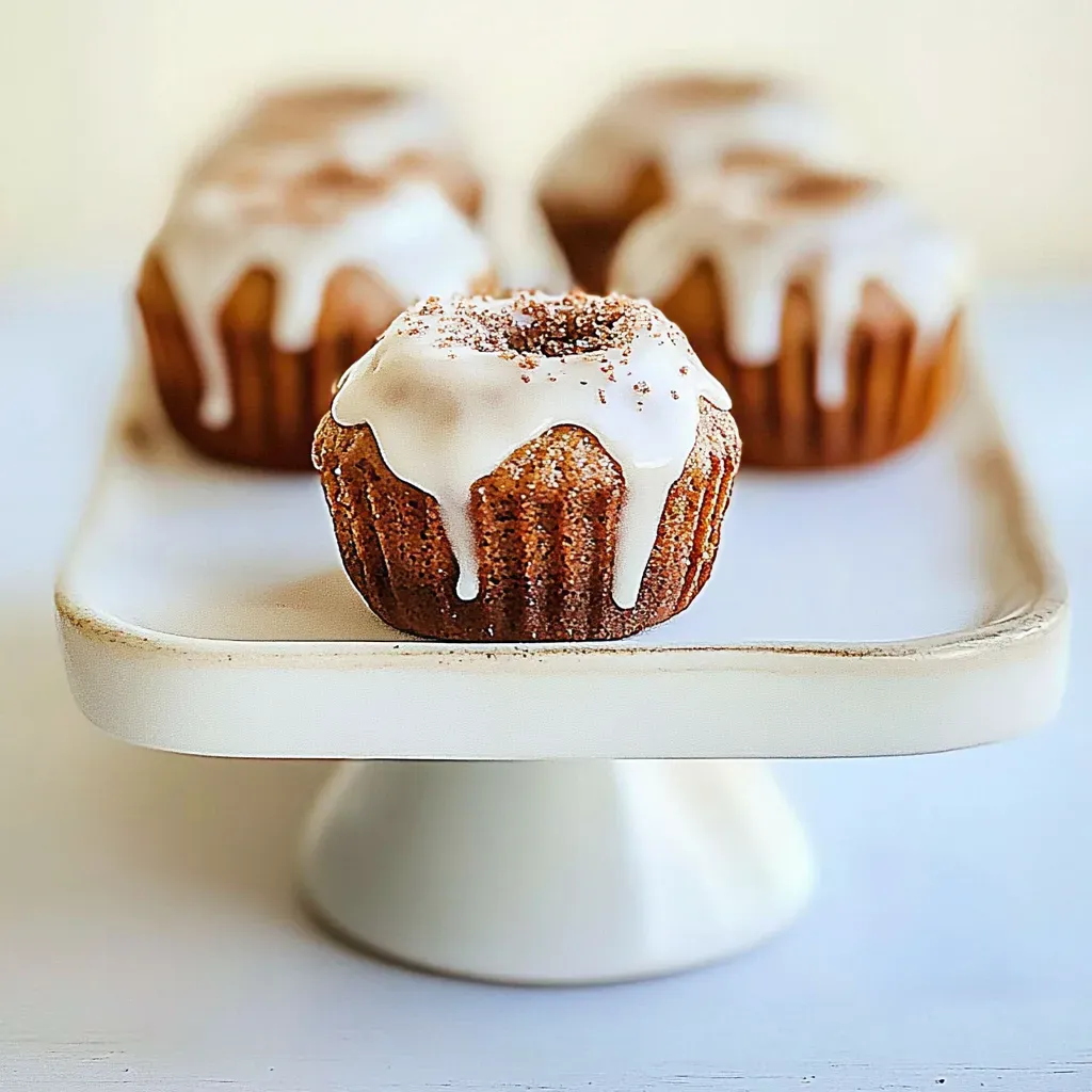 Gingerbread Doughnut Muffins