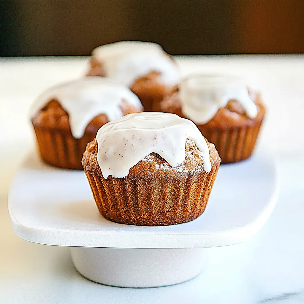 Gingerbread Doughnut Muffins