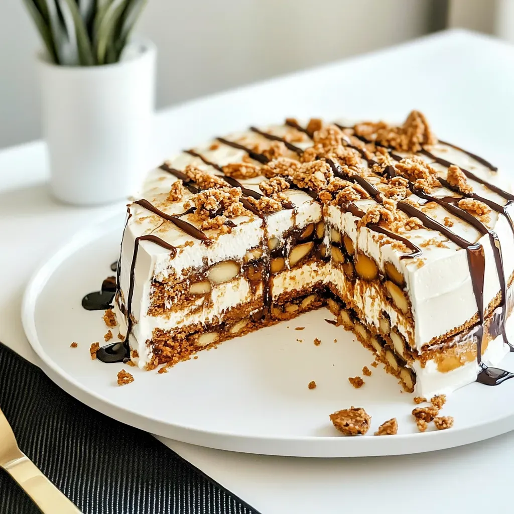 Gingersnap Turtle Icebox Cake