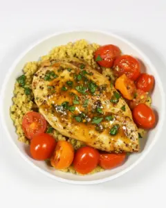 Glazed Chicken with Couscous