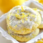 Glazed Lemon Poppy Seed Cookies