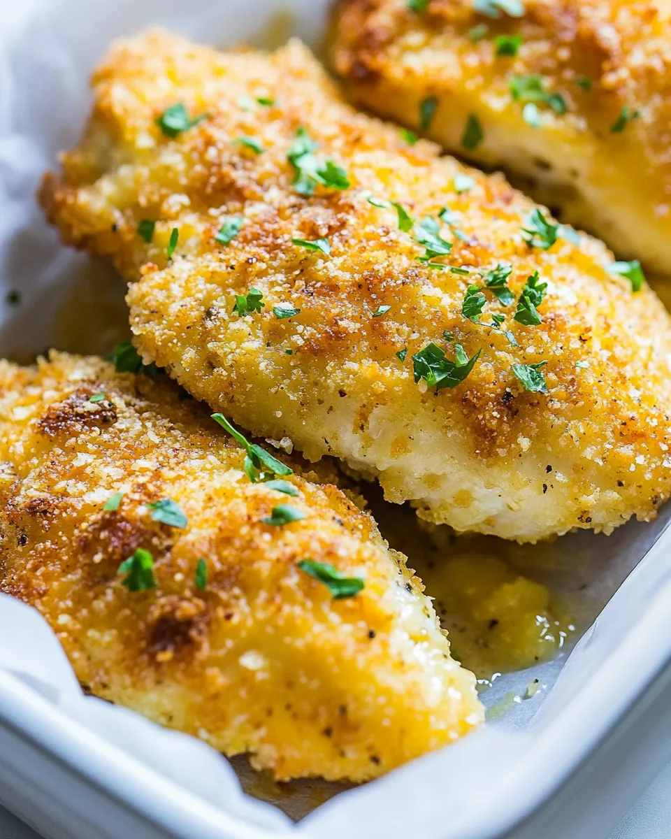 Gluten Free Baked Breaded Chicken