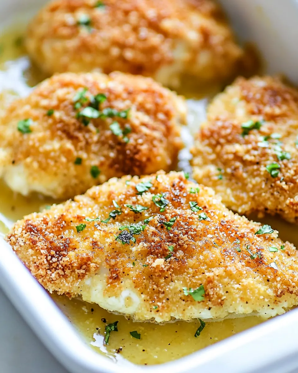 Gluten Free Baked Breaded Chicken