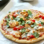 Gluten Free Chicken Tikka Masala Pizza