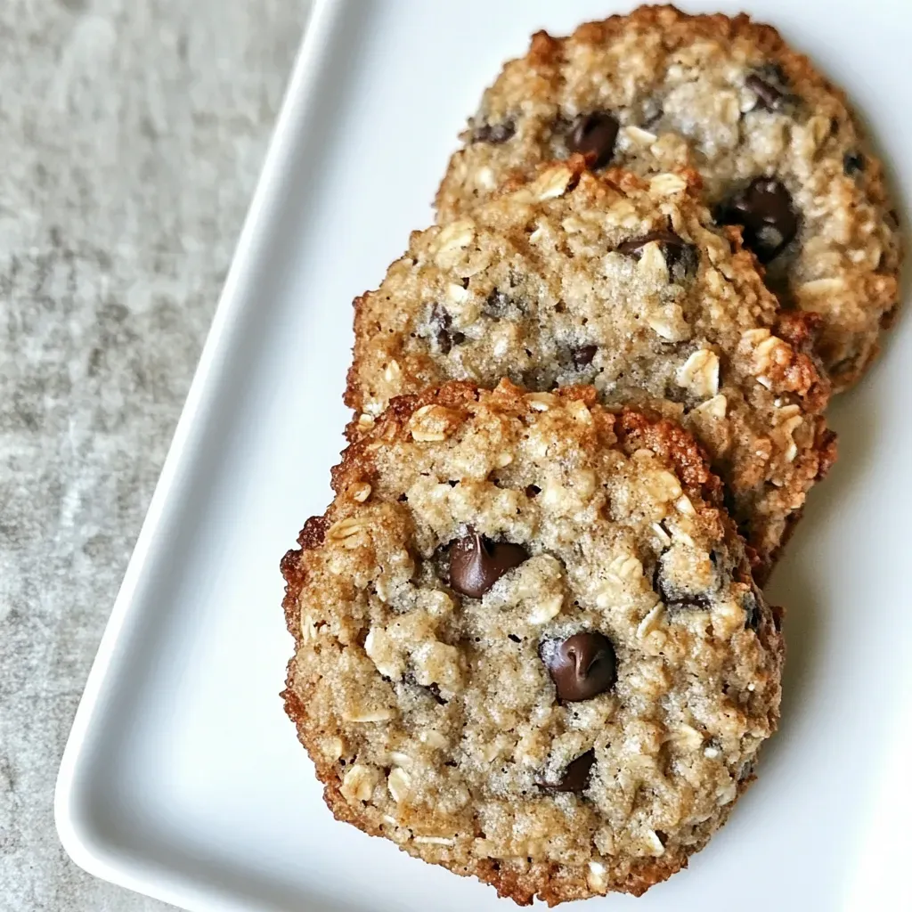 Gluten Free Dairy Free Oatmeal Chocolate Chip Cookies