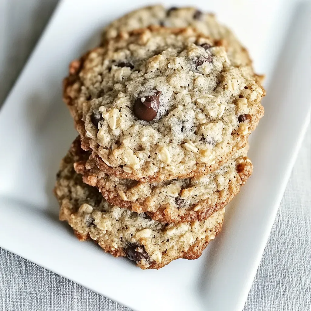 Gluten Free Dairy Free Oatmeal Chocolate Chip Cookies