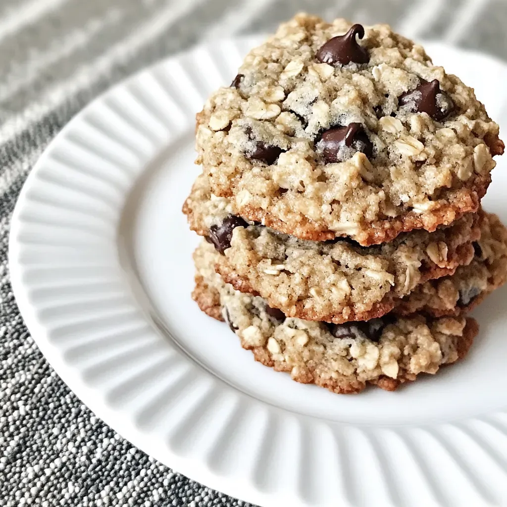 Gluten Free Dairy Free Oatmeal Chocolate Chip Cookies