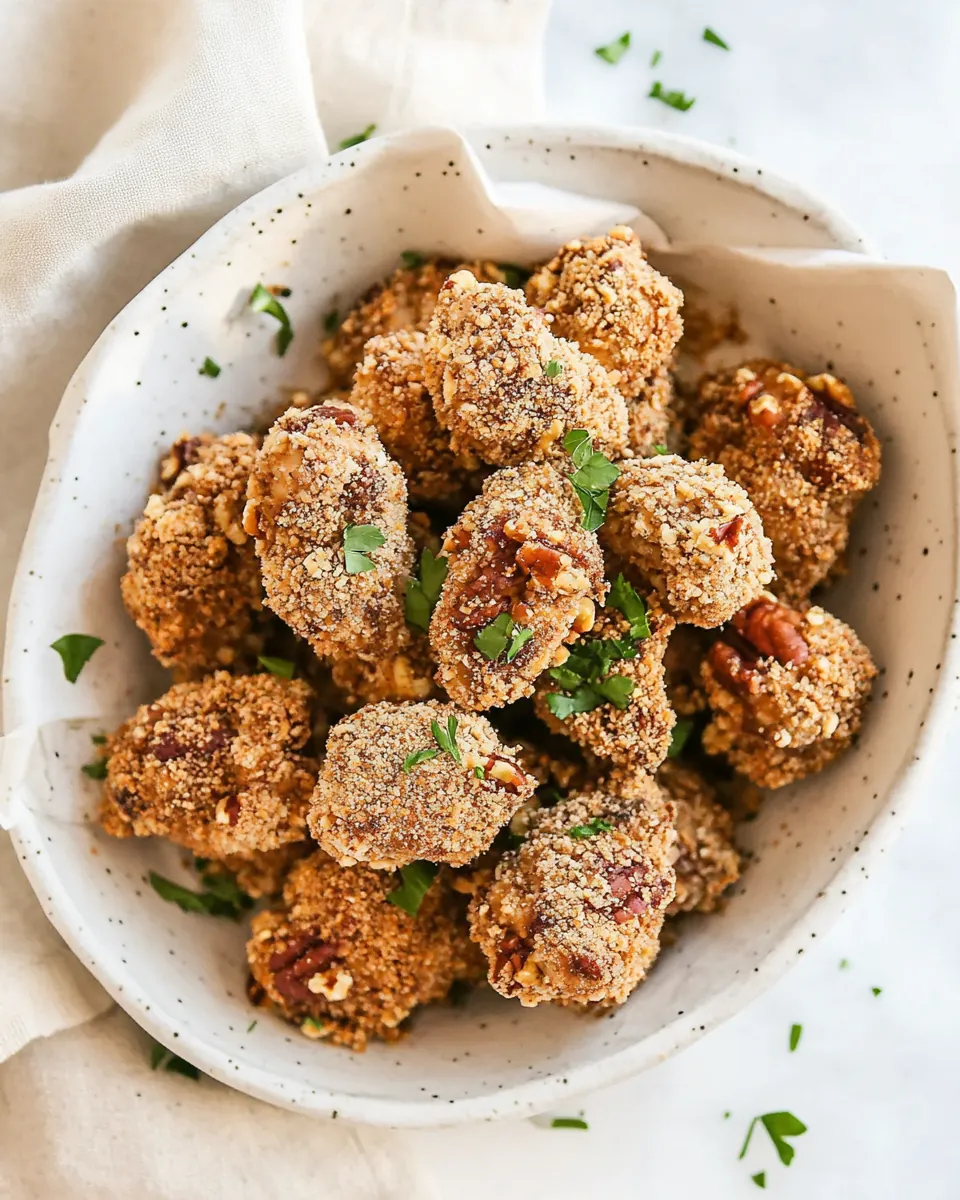 Gluten Free Pecan Popcorn Chicken