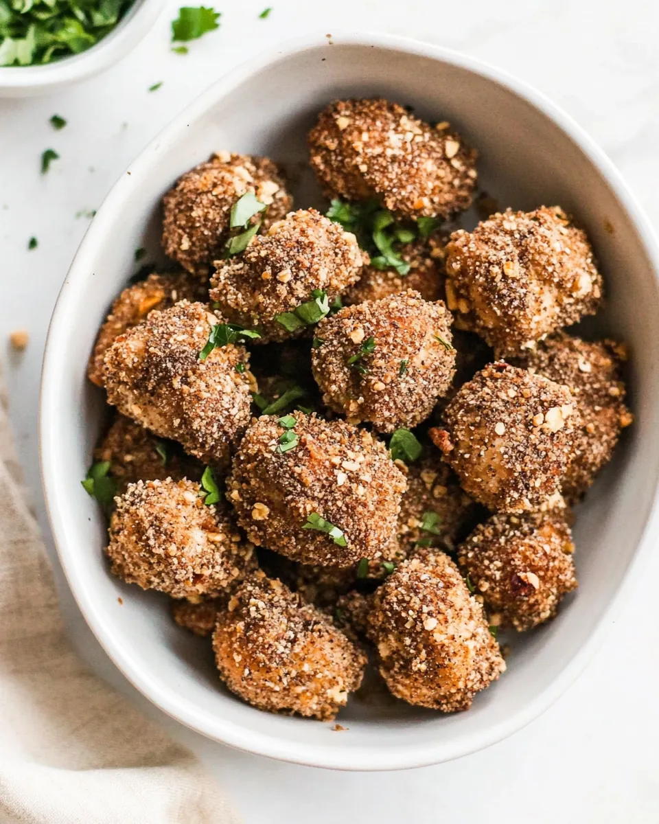 Gluten Free Pecan Popcorn Chicken