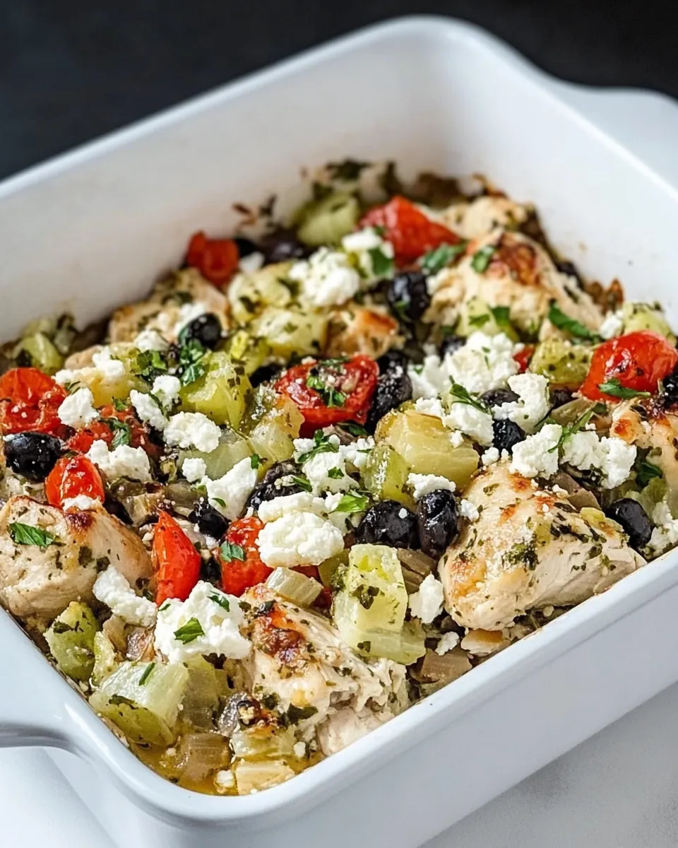 Greek Chicken Bake