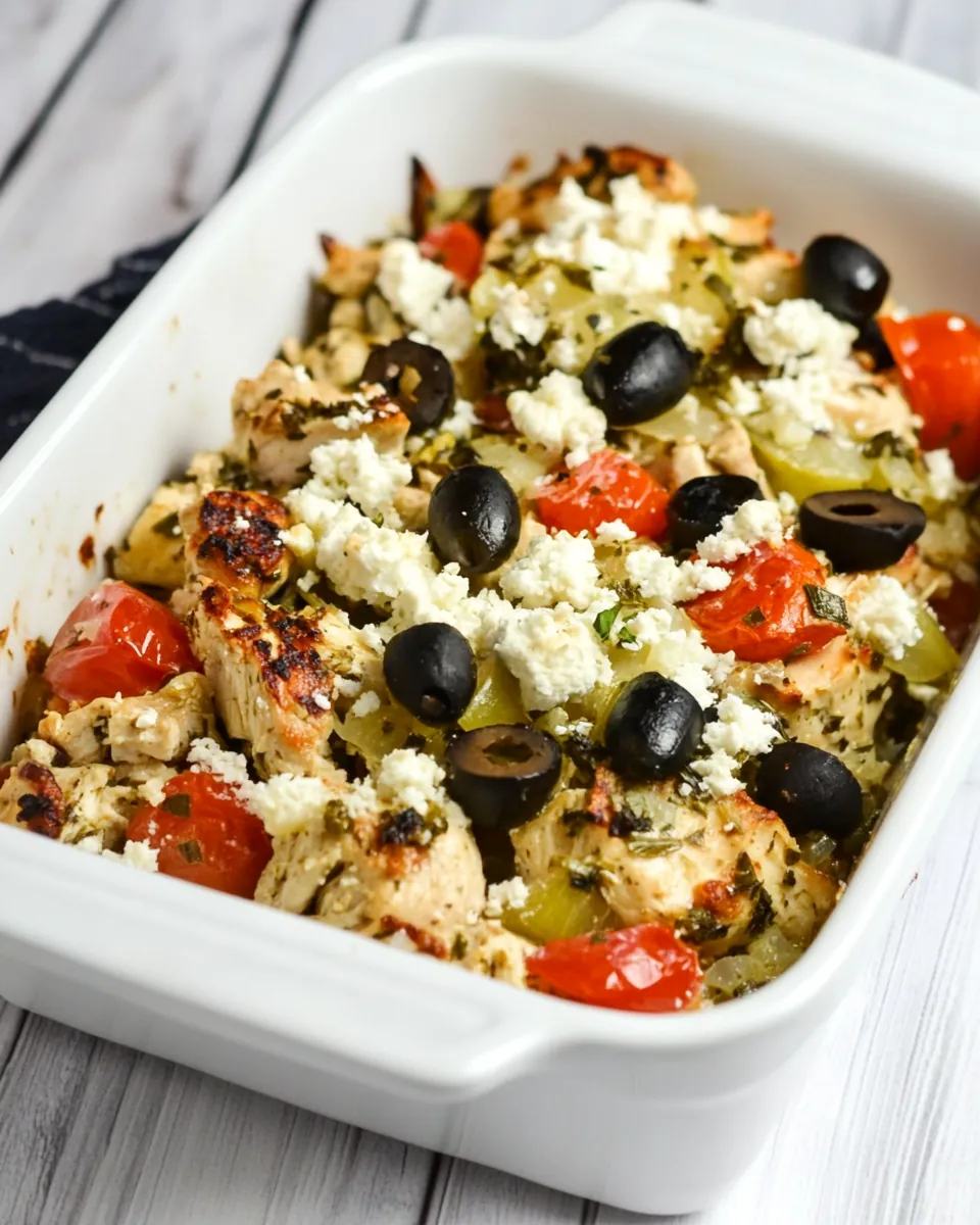 Greek Chicken Bake