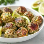 Greek Chicken Meatballs