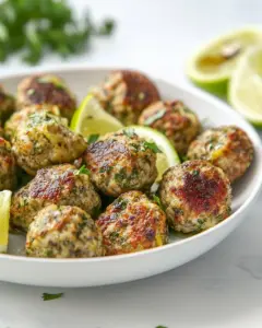 Greek Chicken Meatballs