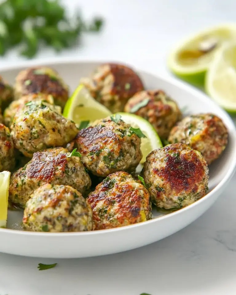 Greek Chicken Meatballs