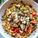 Greek Chicken Risotto