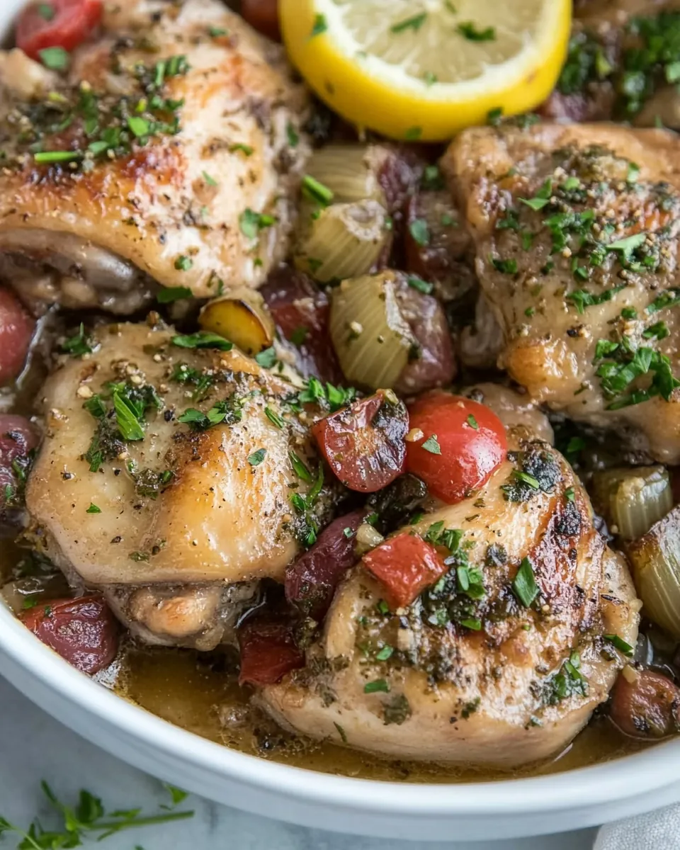 Greek Chicken Thighs