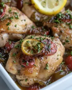 Greek Chicken Thighs