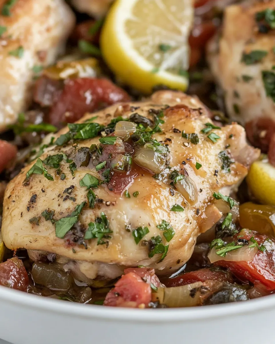 Greek Chicken Thighs