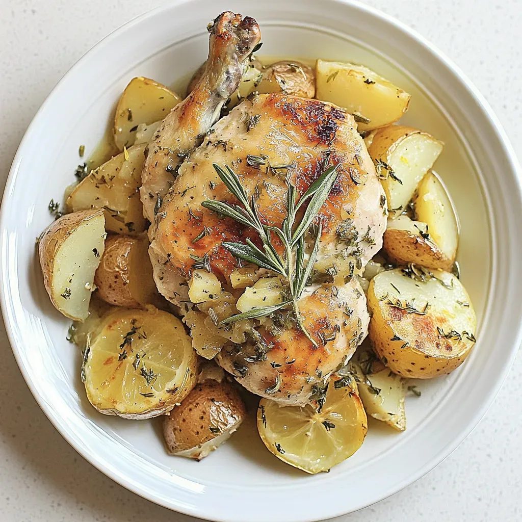 Greek Lemon Chicken and Potatoes