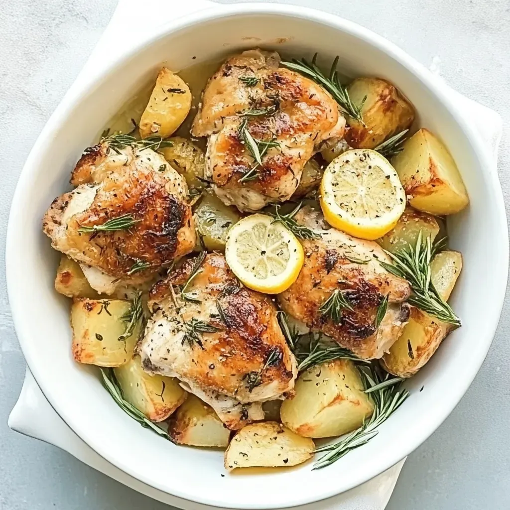 Greek Lemon Chicken and Potatoes